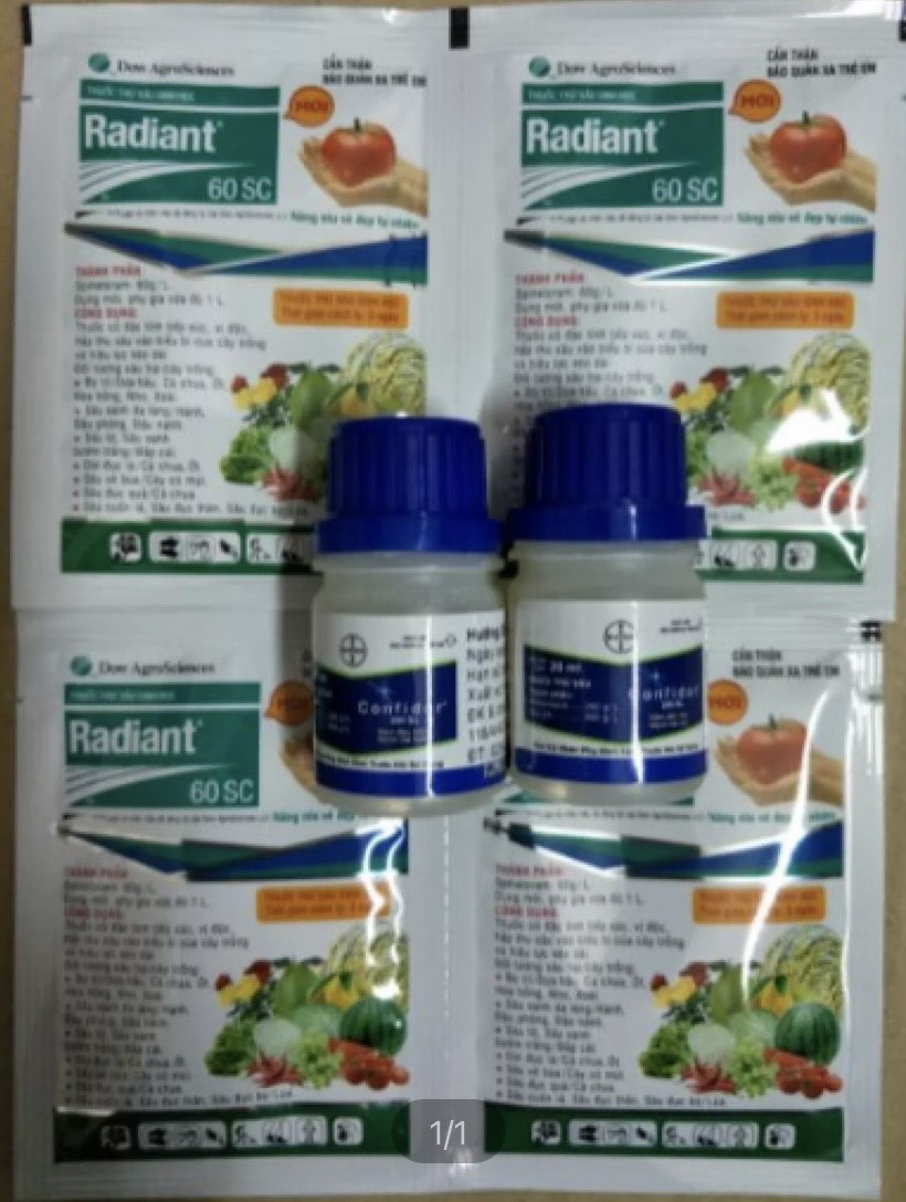 Cặp đôi sản phẩm cho Hoa Hồng, Hoa Kiểng, Cây Trồng  trị rầy rệp, trĩ , bệnh cây