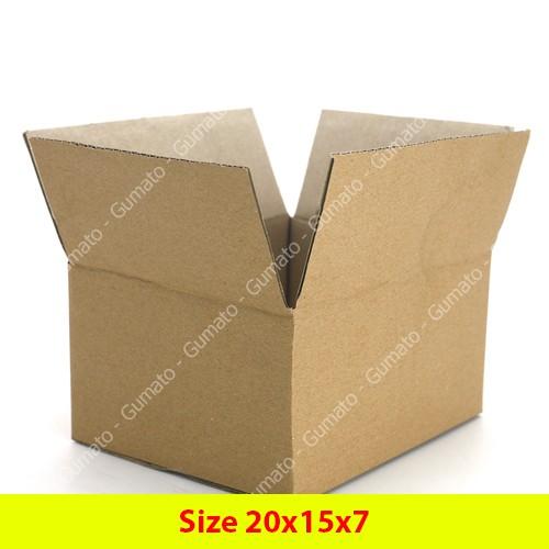 Combo 20 thùng giấy 20x15x7 hộp carton gói hàng Everest