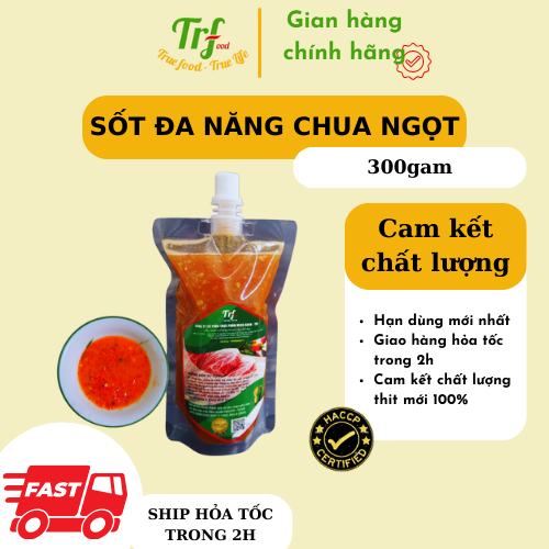 Sốt chấm đa năng chua ngọt Truefood túi 300g - SCDN