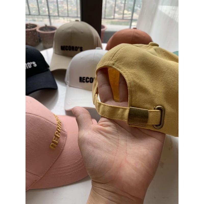 Mũ, nón lưỡi trai Record's cá tính Đội đầu, chống nắng nhiều màu mùa hè 2021