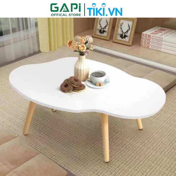 Bàn cafe phòng khách hiện đại hình đám mây xinh xắn thương hiệu GAPI - GP255