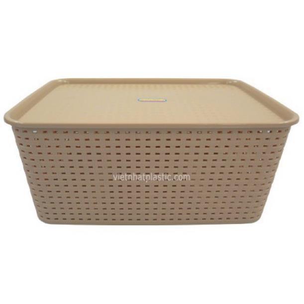 Rổ chữ nhật đựng quần áo đồ văn phòng rất gọn gàng và ngăn nắp 3 cỡ