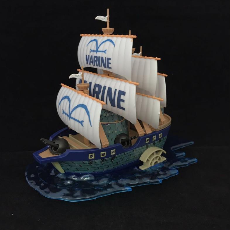 Mô hình One Piece Mô hình thuyền Hải Quân Marine rất chi tiết sắc nét rõ từng bộ phận
