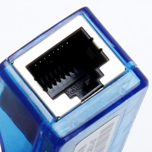 Blue USB 2.0 Ethernet 10/100 Network LAN RJ45 Adapter Card