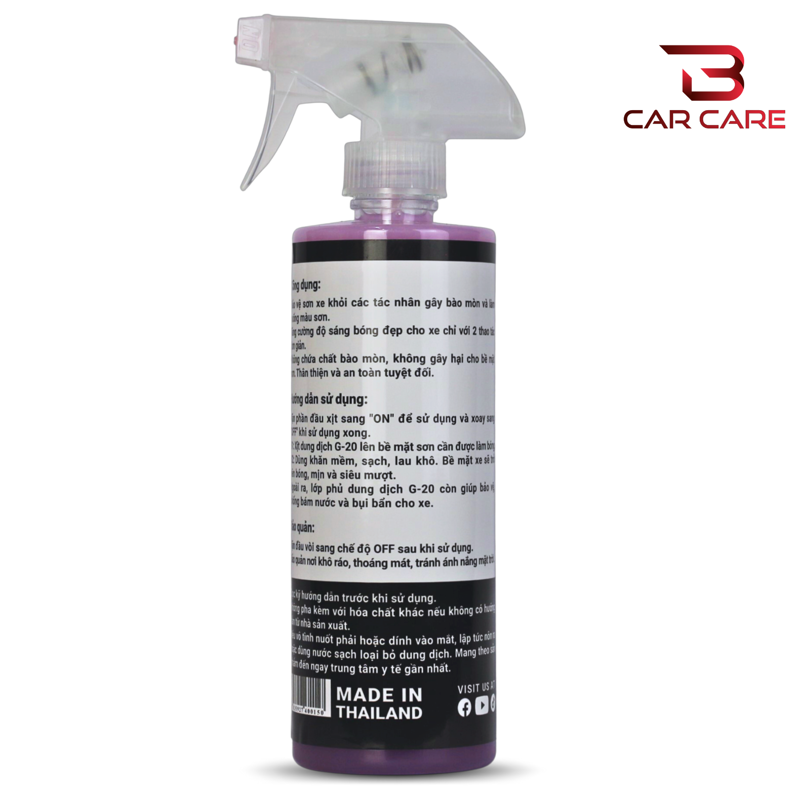 BÌNH XỊT PHỦ BÓNG SƠN XE G-20