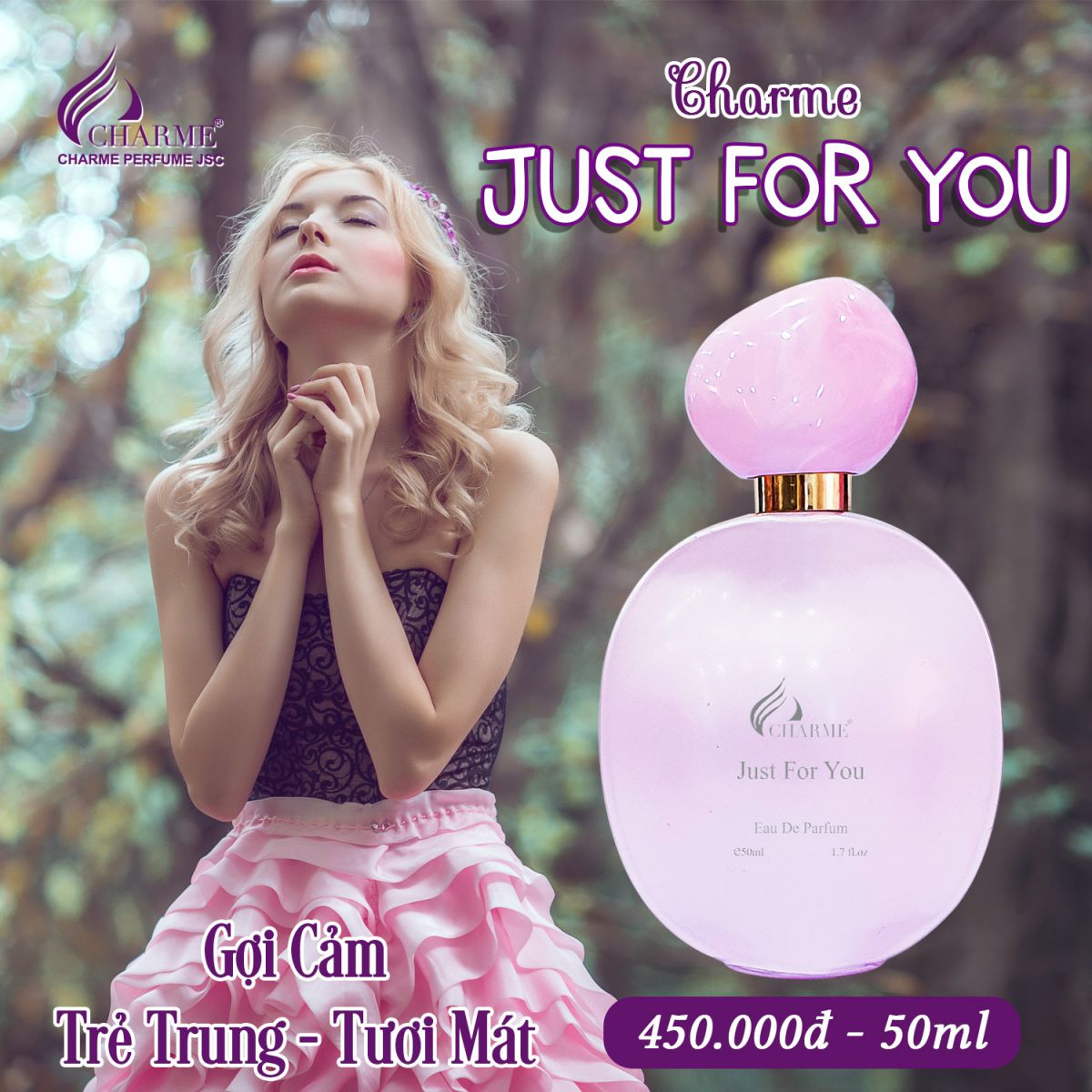 Nước Hoa Nữ Charme Just For You 50ml