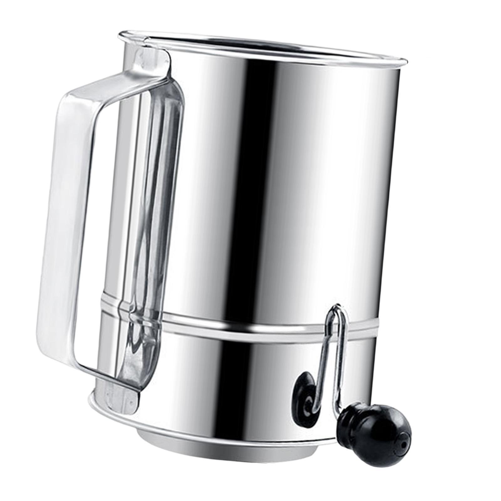 Handheld Baking Sieve Cup Kitchen Gadgets Baking Sugar Sifter for Baking Supplies