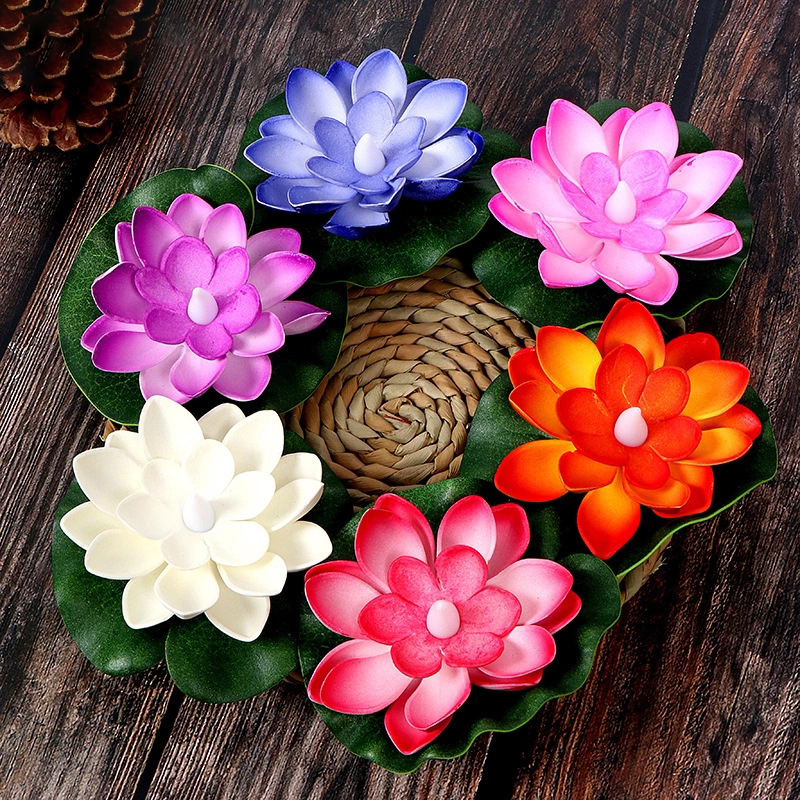Đèn Hoa Sen Thả Nước Xài Pin