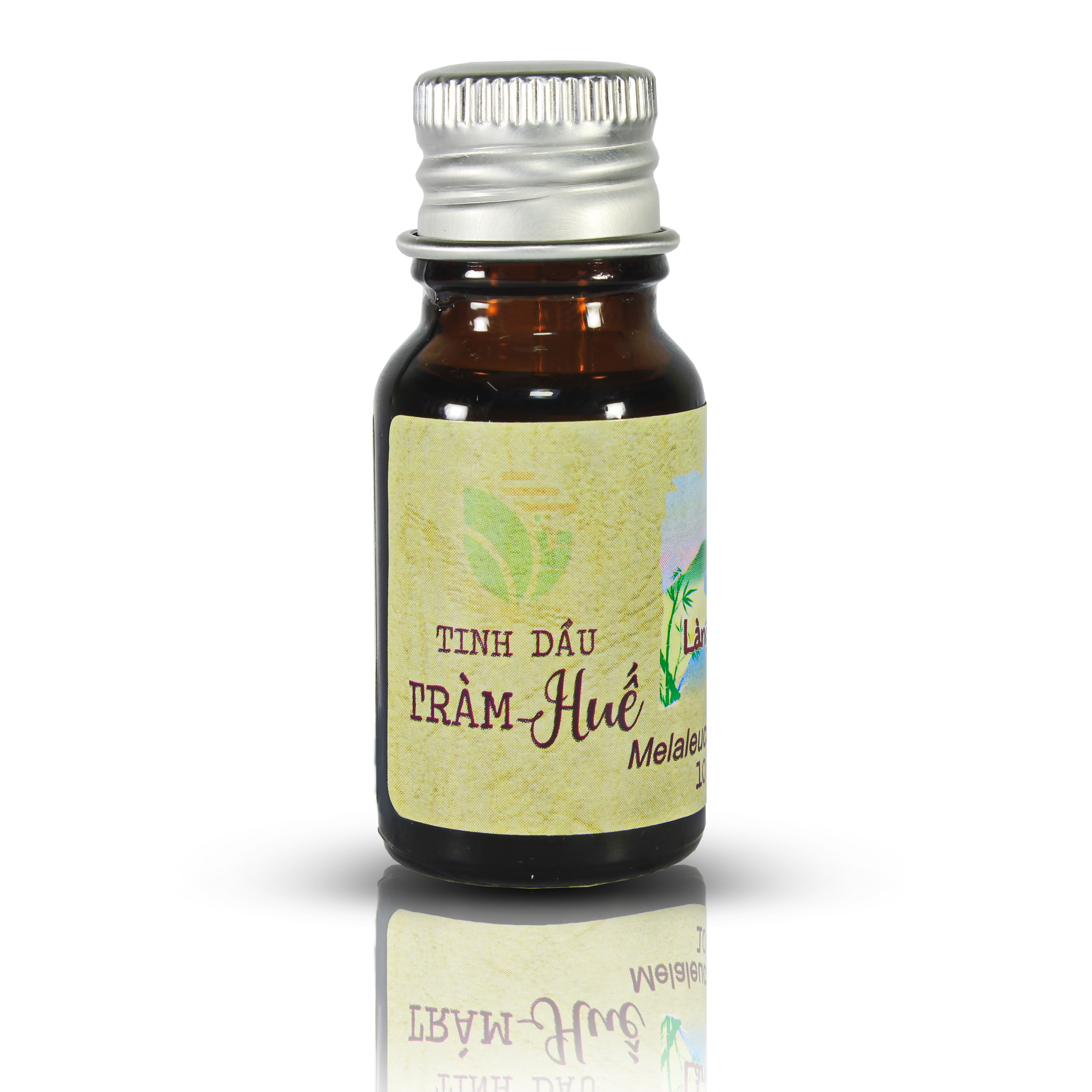 Tinh dầu Tràm Huế thương hiệu Làng Hạ 10ml (Cajeput oil): Sản phẩm truyền thống,đặc trưng của Huế, giúp giải cảm, giảm nghẹt mũi