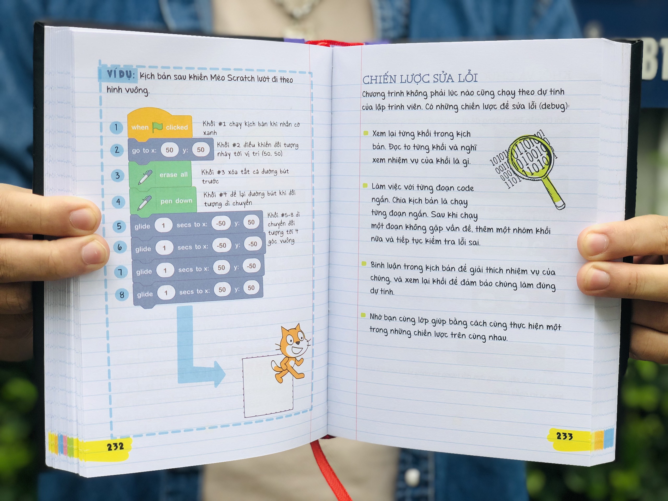 Sách sổ tay khoa học máy tính và mã hóa - Sách Học Lập Trình Cho Học Sinh - Á Châu Book, Bìa cứng in màu