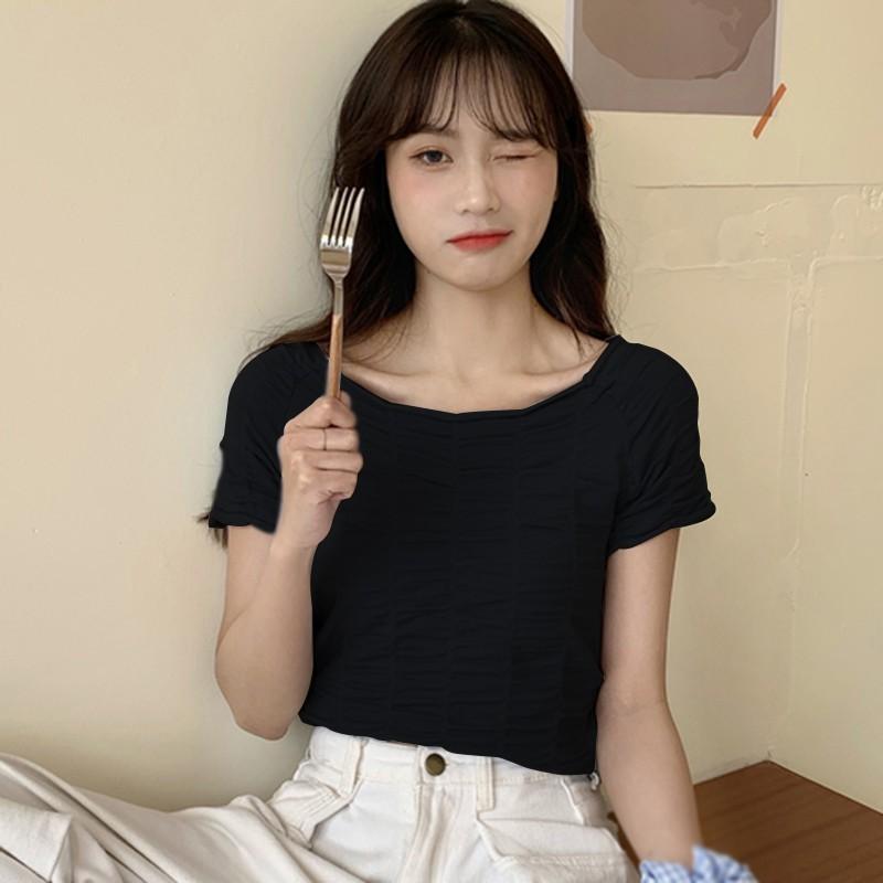 Áo Thun Tay Ngắn Thời Trang Cho Nữ