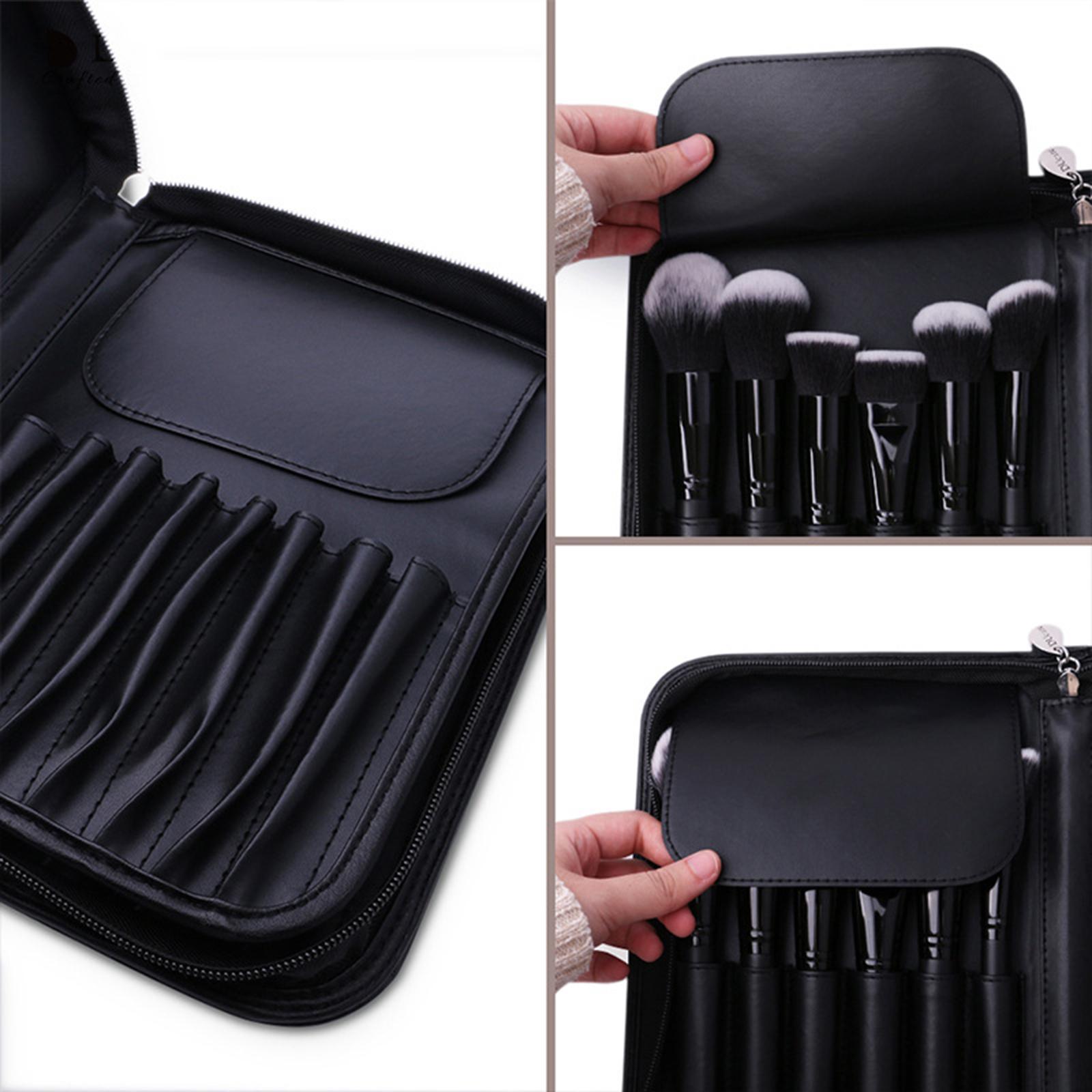 Makeup Brushes Organizer Bag Cosmetic Bag Pouch Carrying Bag for Home Use