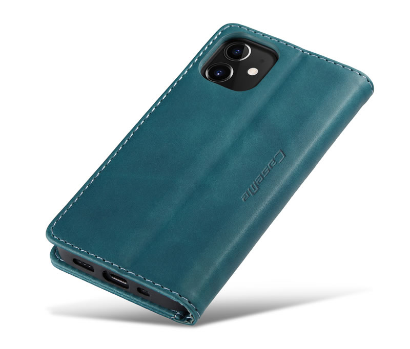 Bao da cao cấp dành cho iPhone 12 dạng ví chính hãng Caseme - Hàng Nhập Khẩu
