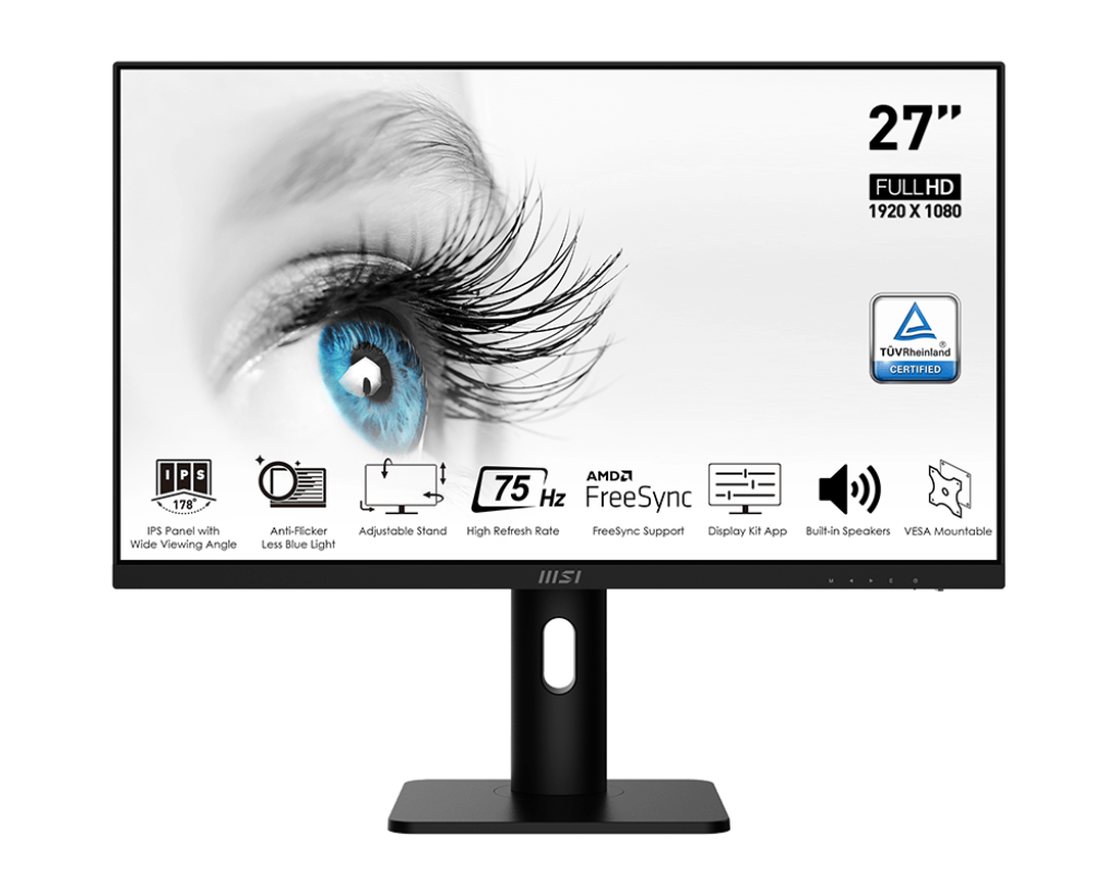 Màn hình LCD MSI Pro MP273P (1920x1080/IPS/75Hz/5ms) - Hàng Chính Hãng