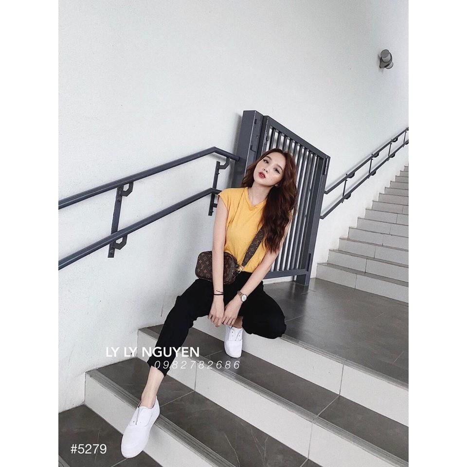 Quần jean đen trơn from boy chất siêu đẹp