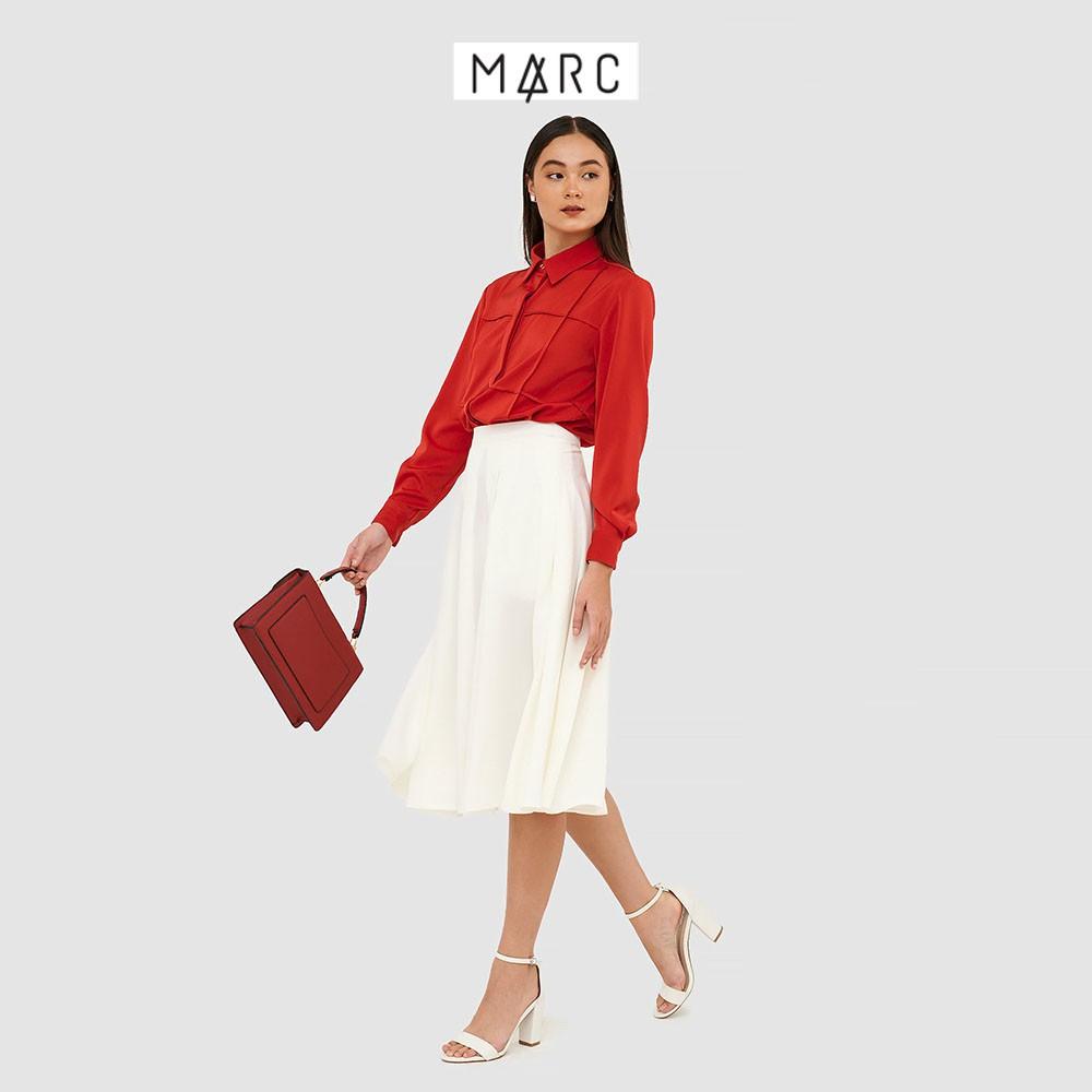 Váy nữ MARC FASHION midi xếp li hợp