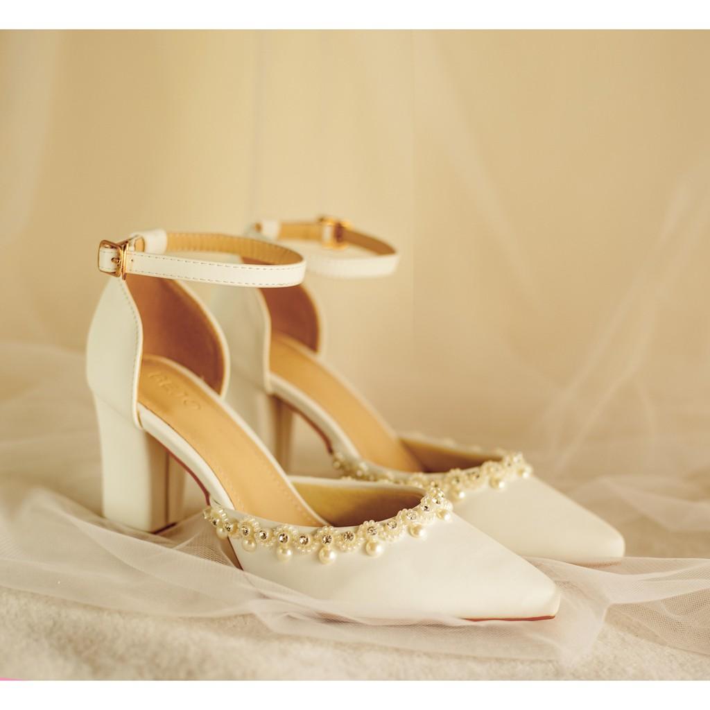 GIÀY CƯỚI - GIÀY CÔ DÂU BEJO H78 XOÀN NGỌC - WEDDING SHOES