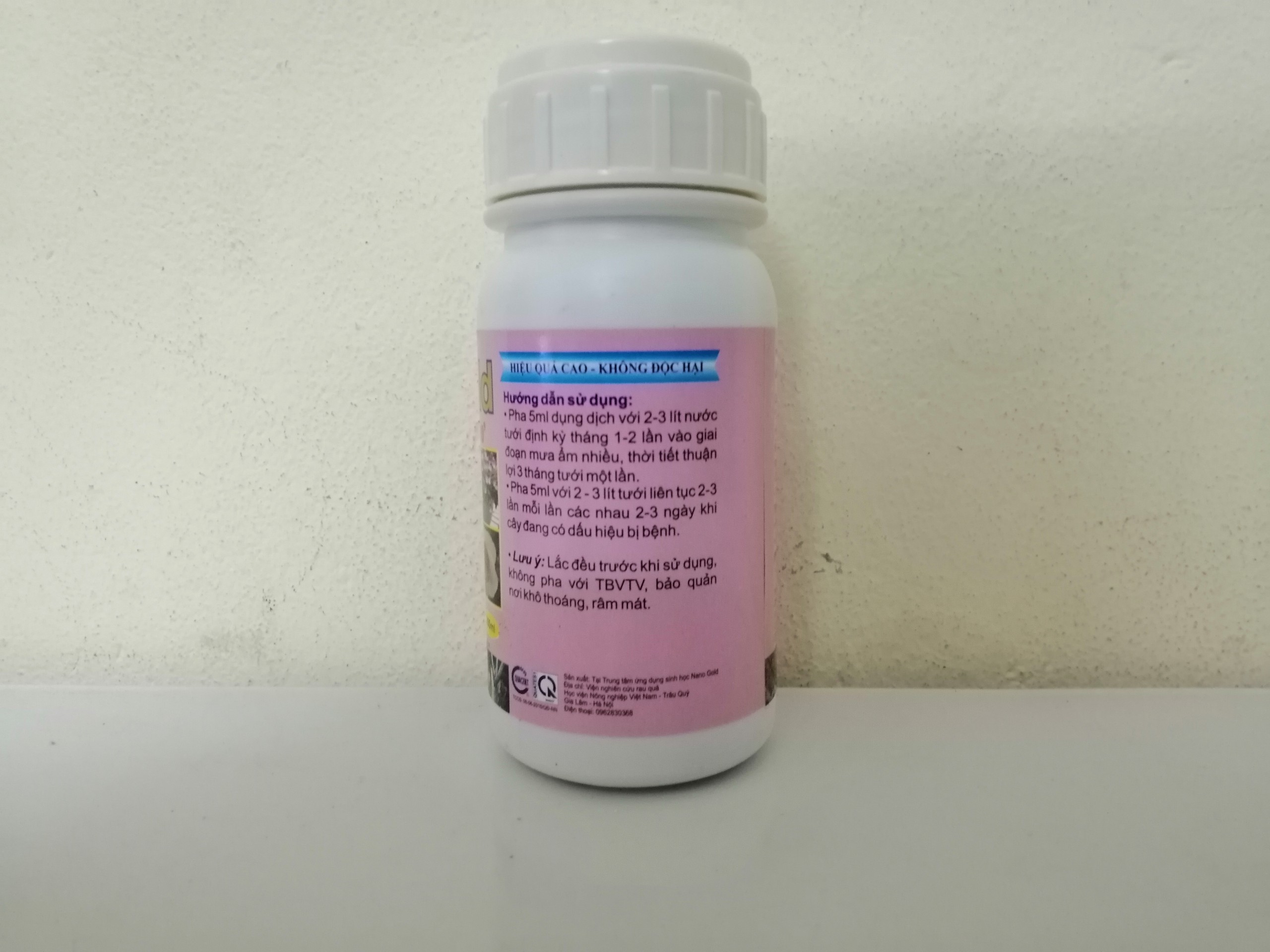 NANO GOLD NẤM ĐỐI KHÁNG 250ML TRICHODERMA BACILLUS: 2.10^9