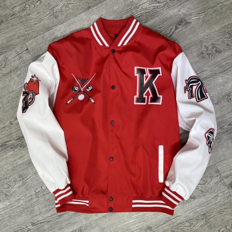 Áo khoác dù Áo varsity Bomber Kill System vài dù nam nữ Kun Shop