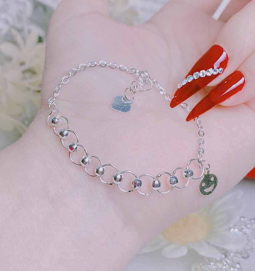 Lắc tay nữ thời trang chất liệu bạc s925 MS85d