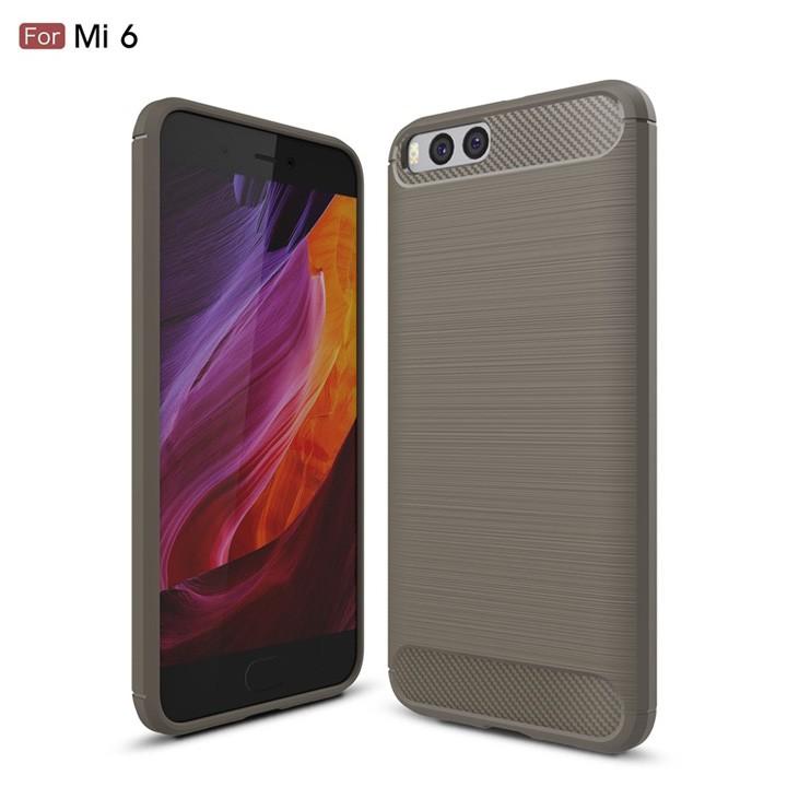 Ốp lưng chống sốc Xiaomi Mi6, Mi 6 vân sợi Carbon Rugger Armor