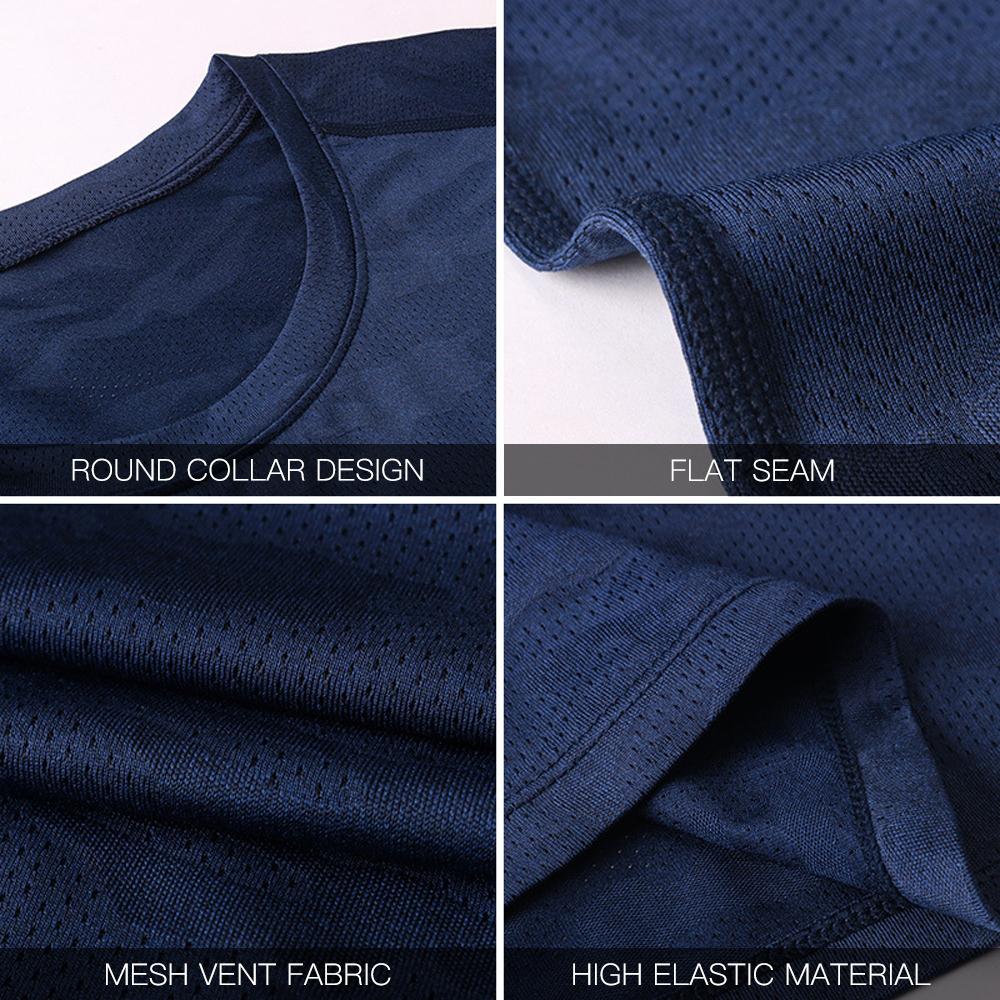 Áo thun nam tập thể dục, siêu thoáng khí, độ đàn hồi cao