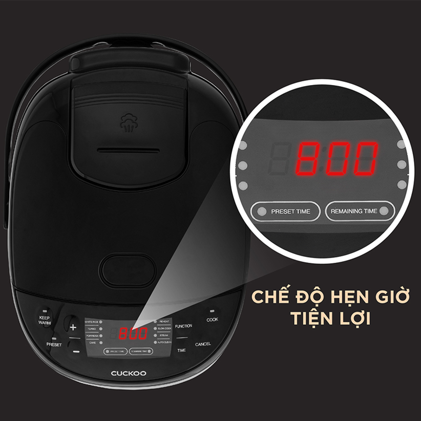 Nồi cơm điện tử Cuckoo 1.08L lít CR-0680F - Hàng chính hãng