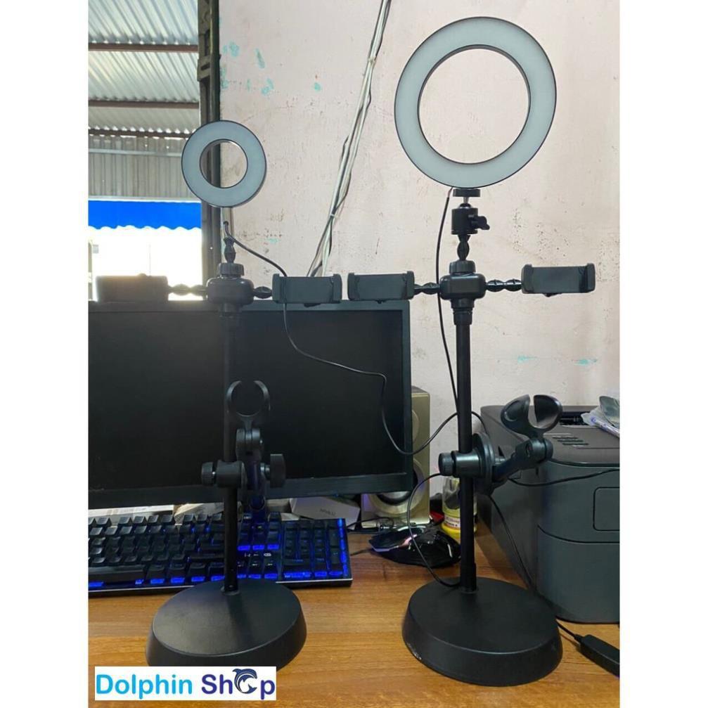 Đèn Livestream Để Bàn Đa Năng 4 in 1 - Tiện Lợi Live Trên Nhiều Kênh Khác Nhau