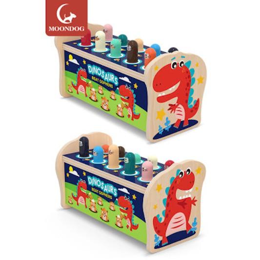 Bộ đồ chơi đập chuột bằng gỗ cho bé vui nhộn an toàn cho bé dưới 3 tuổi