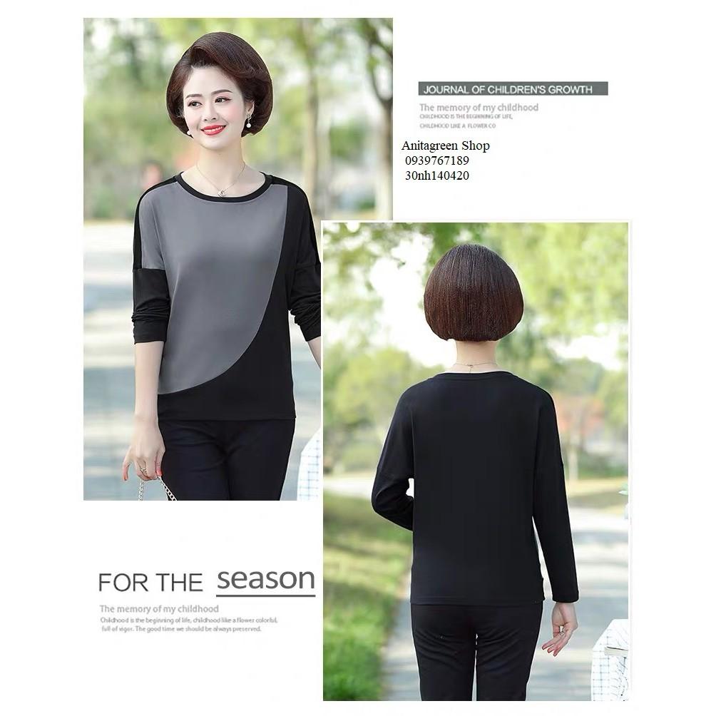 nh140420-ÁO THUN PHỐI MÀU TRUNG NIÊN s-6xl