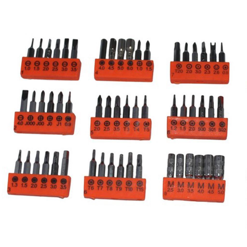 Screwdriver Set Ratchet Wheel Screw Driver Bit Tool Multi-Function 58 In 1
