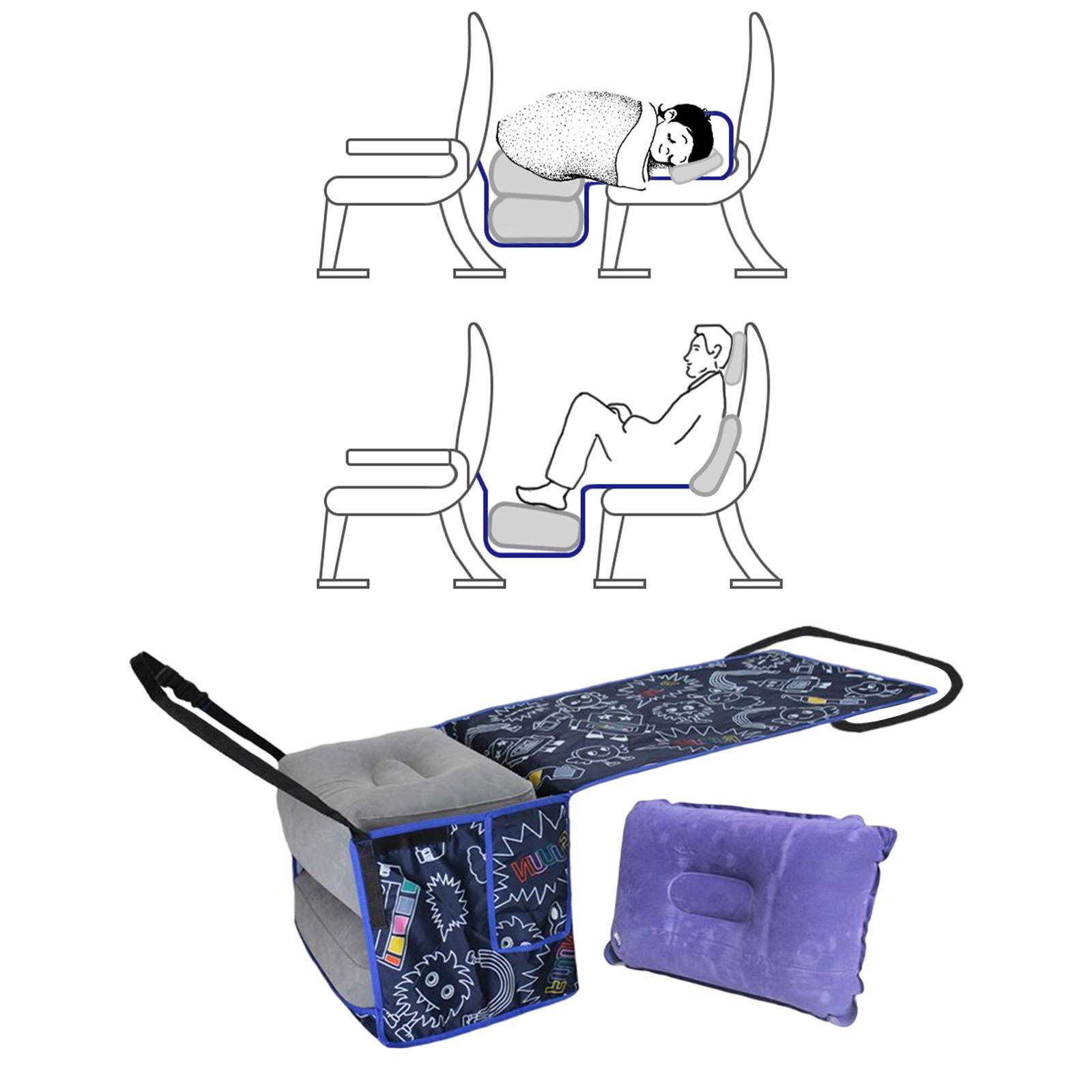 Kids Airplane Footrest Hammock Travel Bed for Travel Essentials Air Plane