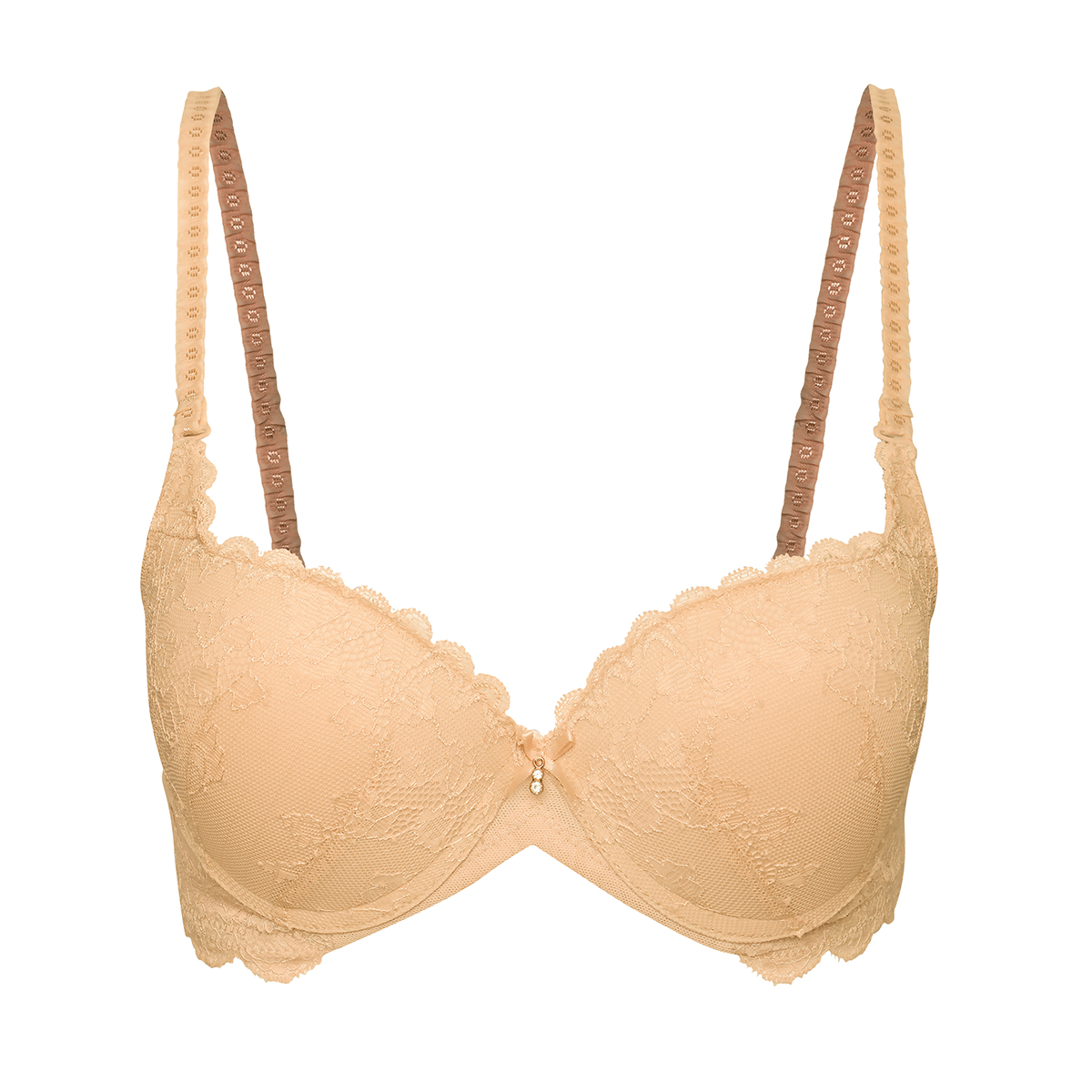 Áo ngực có gọng mút dày ren iBasic BRAW073