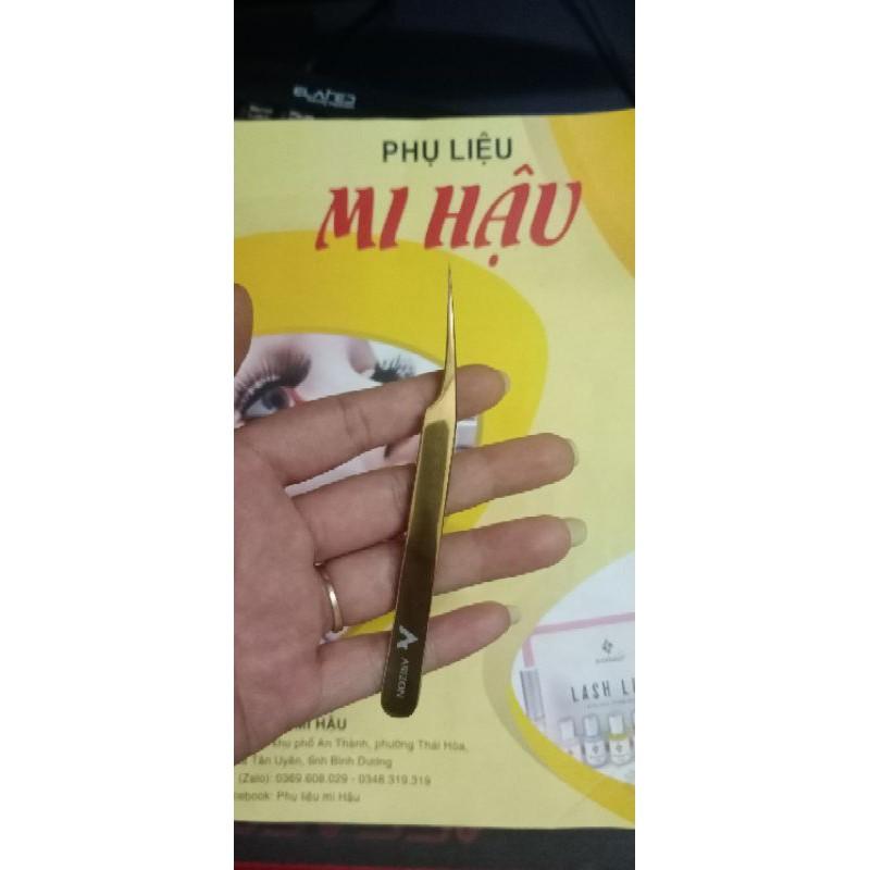 Nhíp tách cá heo vàng cao cấp không gỉ, dùng để tách mi, nối mi classic dành cho thợ nối mi chuyên nghiệp