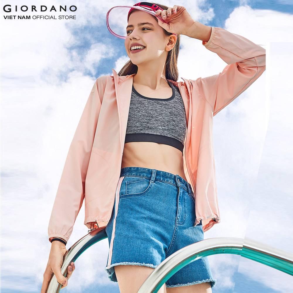 Áo Khoác Dù Chống Nắng Nữ Giordano Windbreaker 05379007