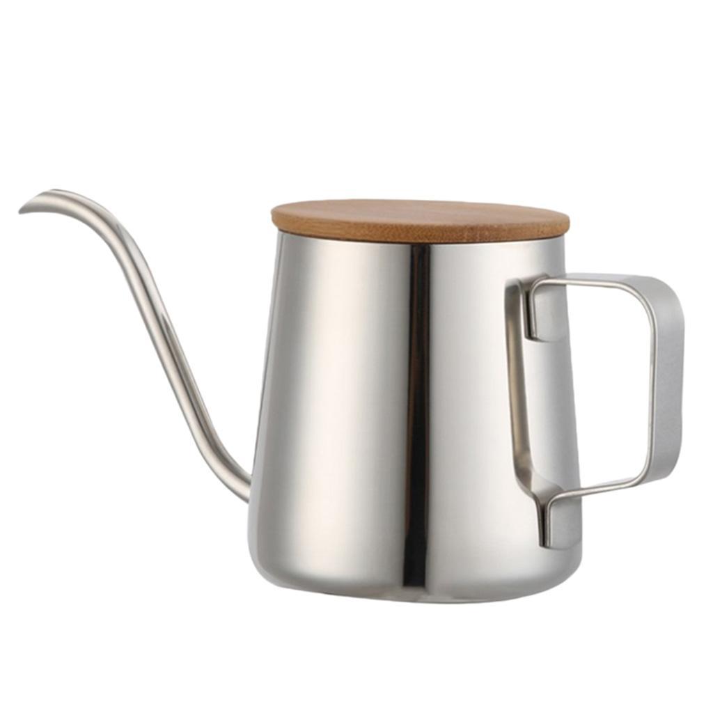 2X Gooseneck Pot Stainless Steel Pour Kettle 350ml