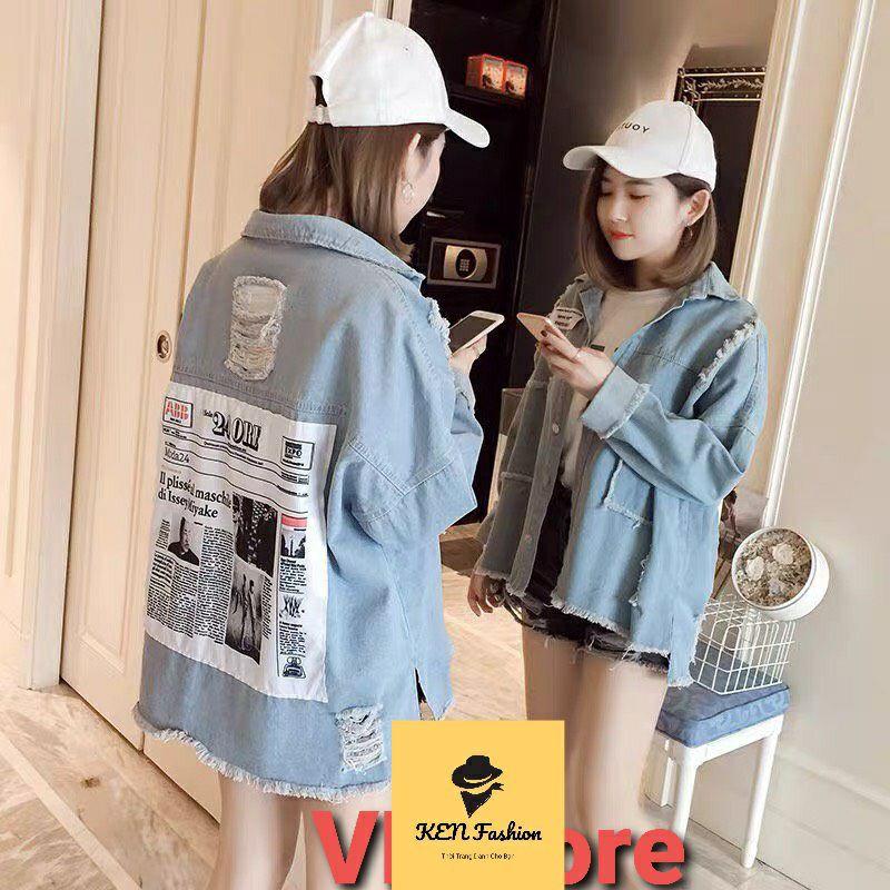 Áo tờ báo phù hợp nam và nữ