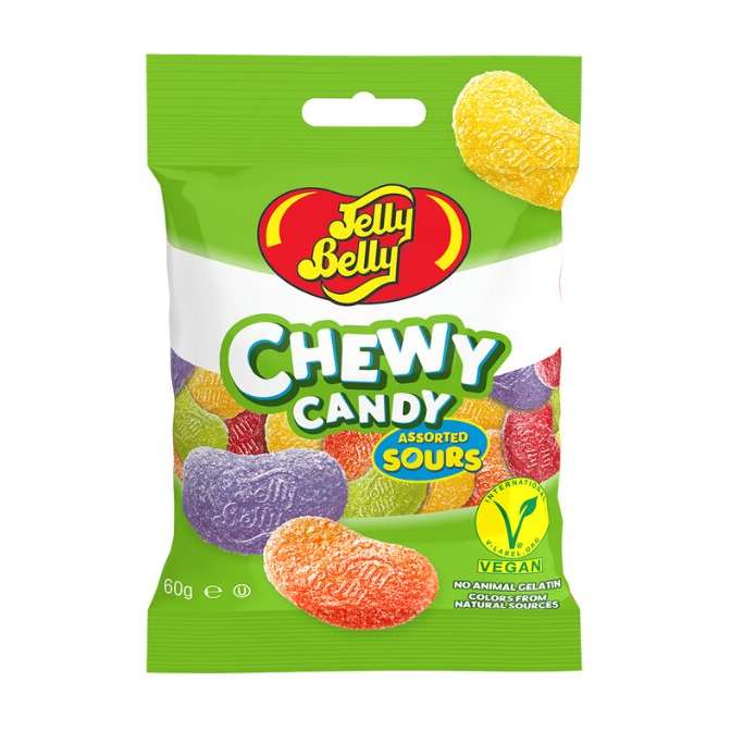 (Nhiều vị) Kẹo dẻo trái cây Jelly Belly gói 60gr