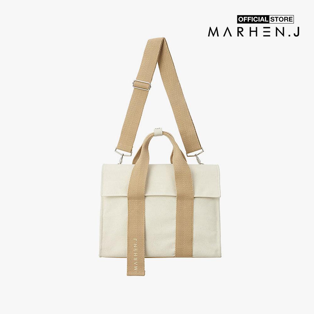 Marhen.J - Túi đeo vai chữ nhật nắp gập Roy Neutral MJ19DROY27-NT