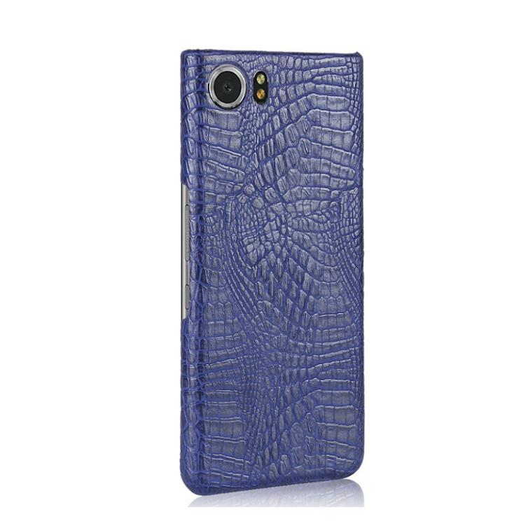 Ốp Lưng dành cho Blackberry Keyone Vân Cá Sấu Màu Xanh
