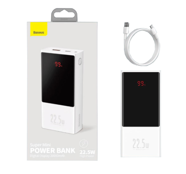 Pin sạc dự phòng siêu nhỏ gọn Baseus Super mini 10.000/20.000 mAh 22.5W - Hàng chính hãng