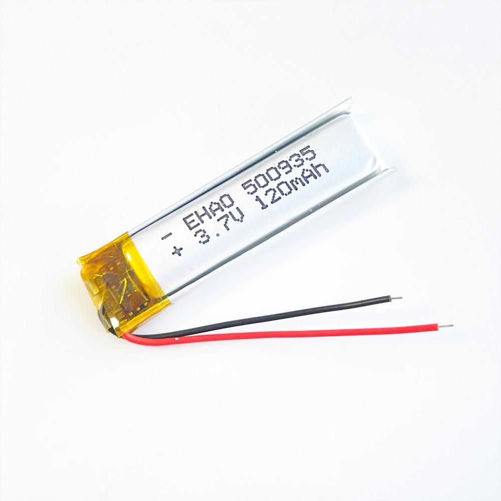 5 Pin Sạc Lithium Polymer 3.7V 120MAh Lipo 500935 Cho Tai Nghe MP3 GPS Camera DVD Bluetooth Đồng Hồ Thông Minh