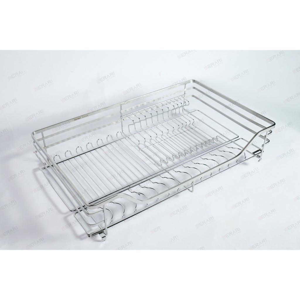 Kệ bát đĩa Gerari chính hãng chất liệu inox 304 bóng mờ cao cấp