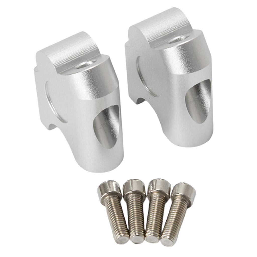 Motorcycle CNC Handlebar Riser Clamp 7/8\" Handlebars Clamp Easy Install