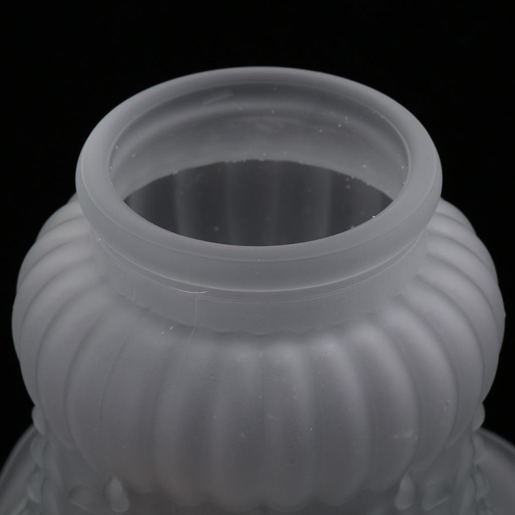 3pcs E27 Clear Glass Ceiling Fan Light Chandelier Wall Sconce Light Shades