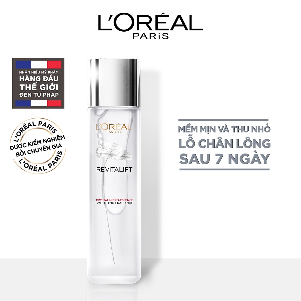 Bộ sản phẩm L'Oreal Paris Dưỡng chất và mặt nạ căng mướt da,hoạt chất trẻ hóa giúp da căng mọng (ME 130ml,ME mask x3,YC 7.5ml x2)