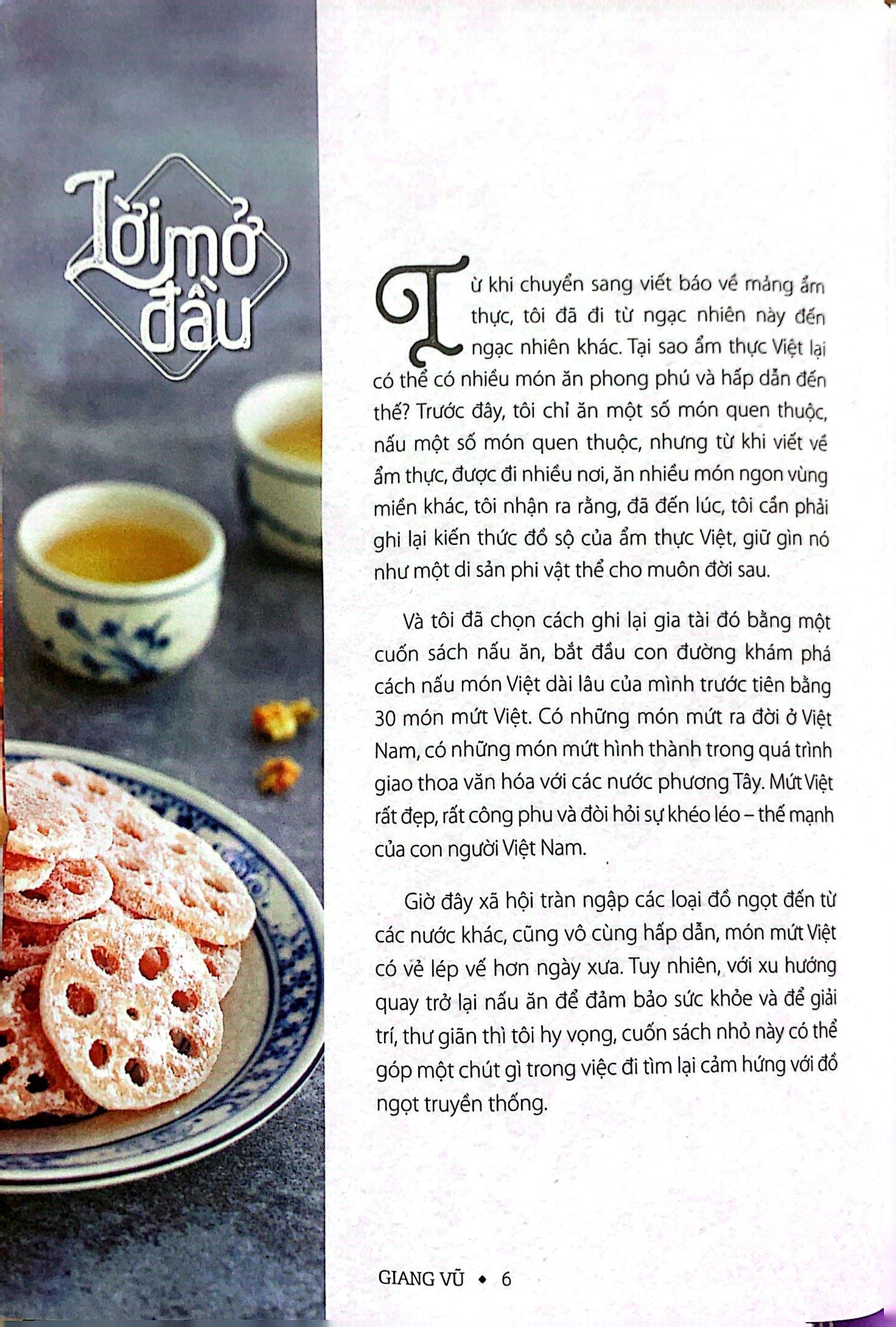 30 Món Mứt Ngon Của Người Việt (Tái Bản)