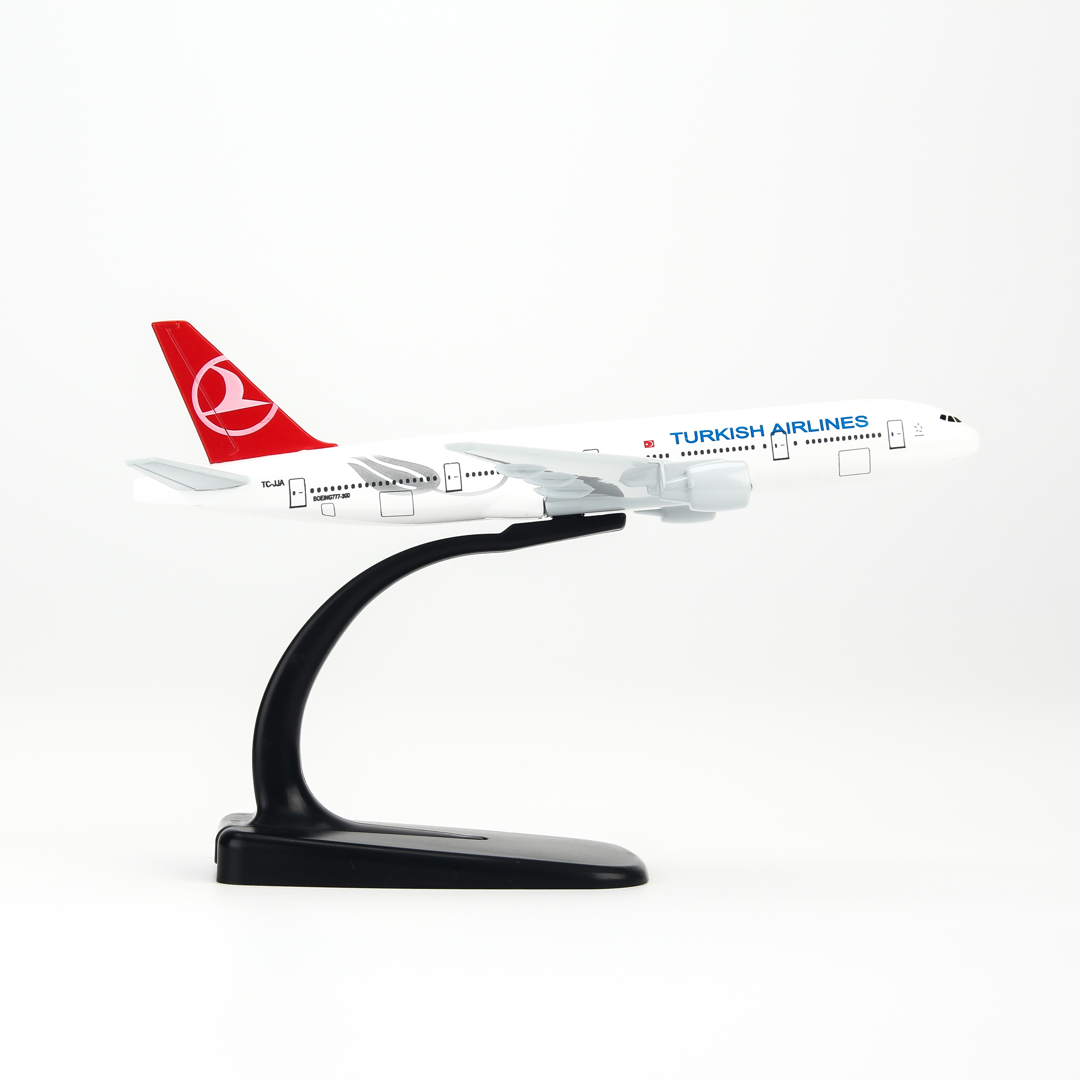 Mô Hình Máy Bay Trưng Bày Boeing 777 Turkish Airlines Everfly (Trắng)