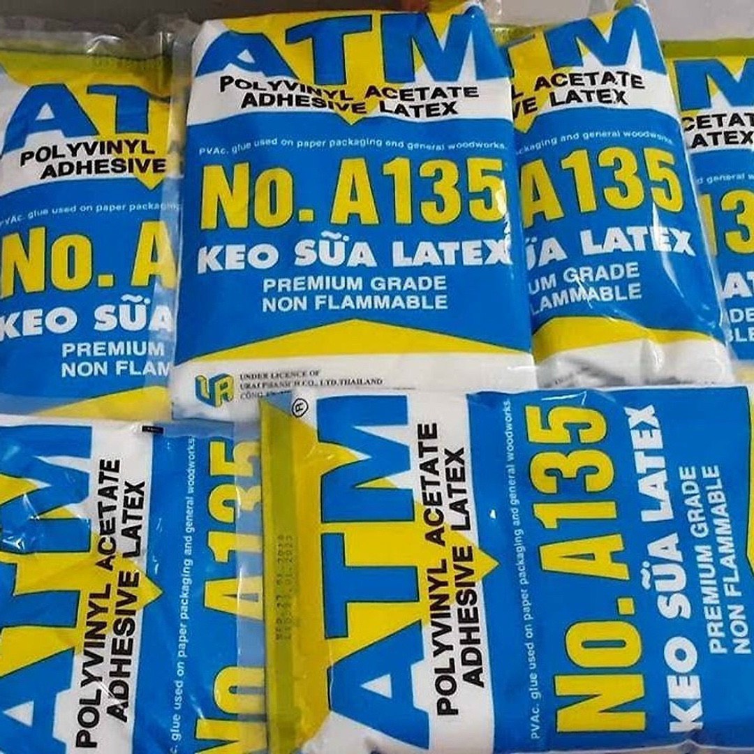 Keo sữa 1kg latex ATM dán sàn, dán gỗ, dán giấy