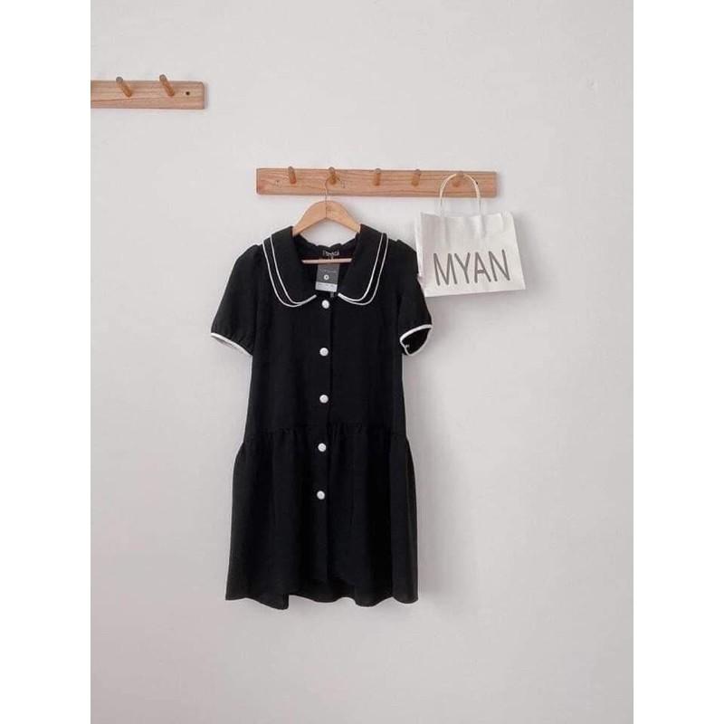 Váy đũi suông cố viền